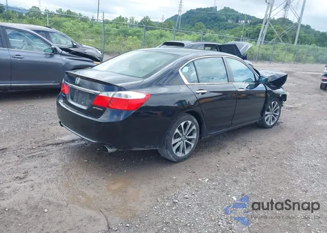 2014 Honda Accord Sport из США, поврежденный, VIN 1HGCR2F53EA125921